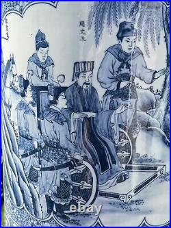 MASSIVE 17 Chinese 20th C Blue & White Porcelain Teapot Wine Ewer King Wen Zhou