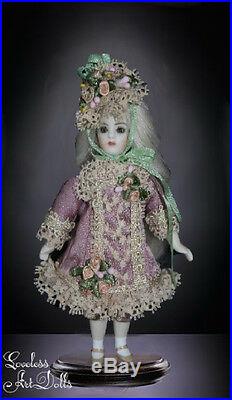 Mignonette Porcelain Doll Antique Repro BJD BruJne French Patricia Loveless Art