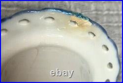 NEVER USED Royal Copenhagen Blue Fluted #1030 Coffee Pot with Lid Full Lace