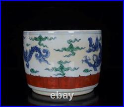 Old Chinese Blue And White Porcelain Cricket Pot With Chenghua Marked St191