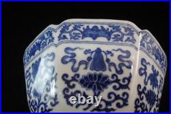 Perfect Antique Chinese Hand Painting Blue White Porcelain Bowl YongZheng Mark