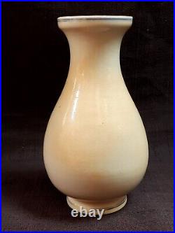 Qing, Early period blue and white figural painting porcelain vase/