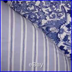 Ralph Lauren Home Queen Size Comforter Blue White Porcelain Tamarind Design