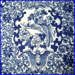 Ralph Lauren Porcelain Tamarind Bird Blue White King Comforter Shams Set 3 New