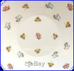 Shelley Pale Blue & White'Rose, Pansy, Forget-me-not Tea Set of 20 pieces