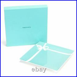 TIFFANY&Co Blue Box Plate Bone China Porcelain Gift Box FROM JAPAN