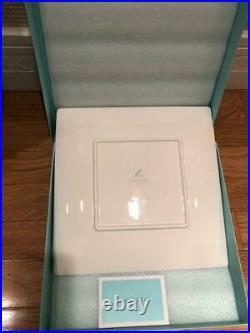 TIFFANY&Co Blue Box Plate Bone China Porcelain Gift Box FROM JAPAN