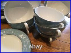 VINTAGE ROYAL DOULTON REFLECTION DINNER SERVICE 5 Piece For 12 Persons Etc 91pc