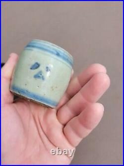 Vintage Asian Antique Chinese blue & white Porcelain Incense Burner Censer 18thc